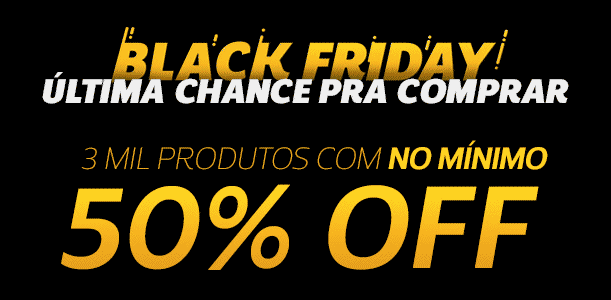 Black Friday Netshoes: Mais de 3 mil produtos com no mínimo 50% de desconto