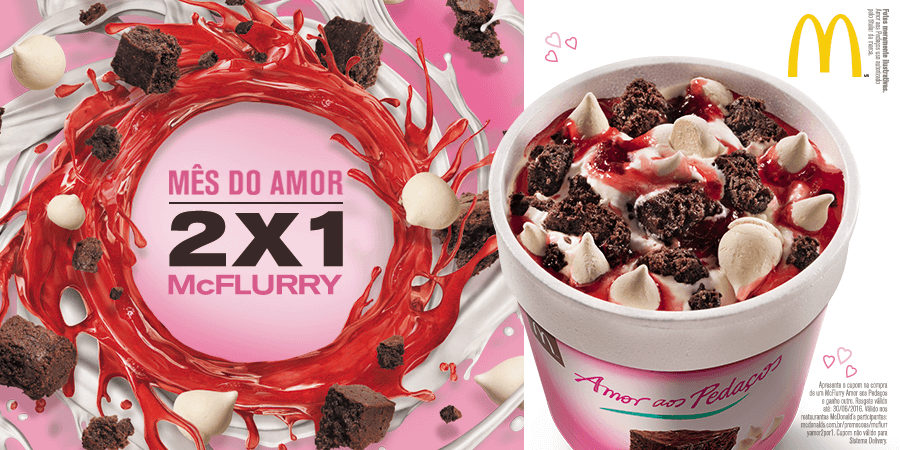 Leve 2, Pague 1: Compre 1 McFlurry e ganhe outro no McDonald's